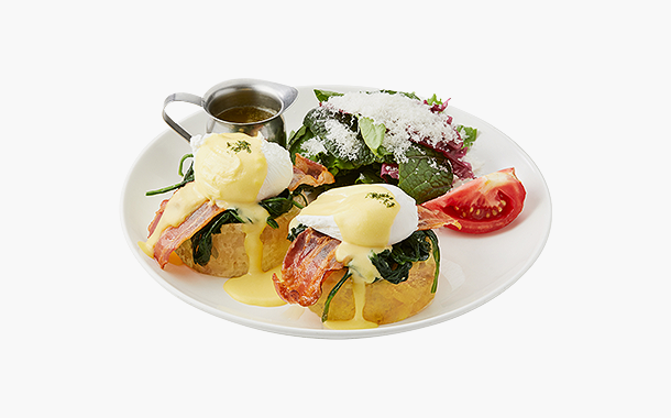 시금치&베이컨 에그베네딕트